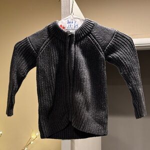 GAP Charcoal Knit Kids Sweater